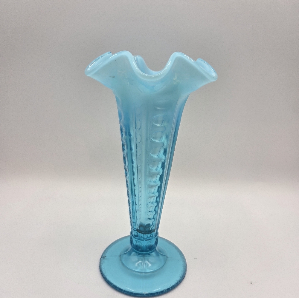 EAPG Dugan Glass Concave Columns Vase